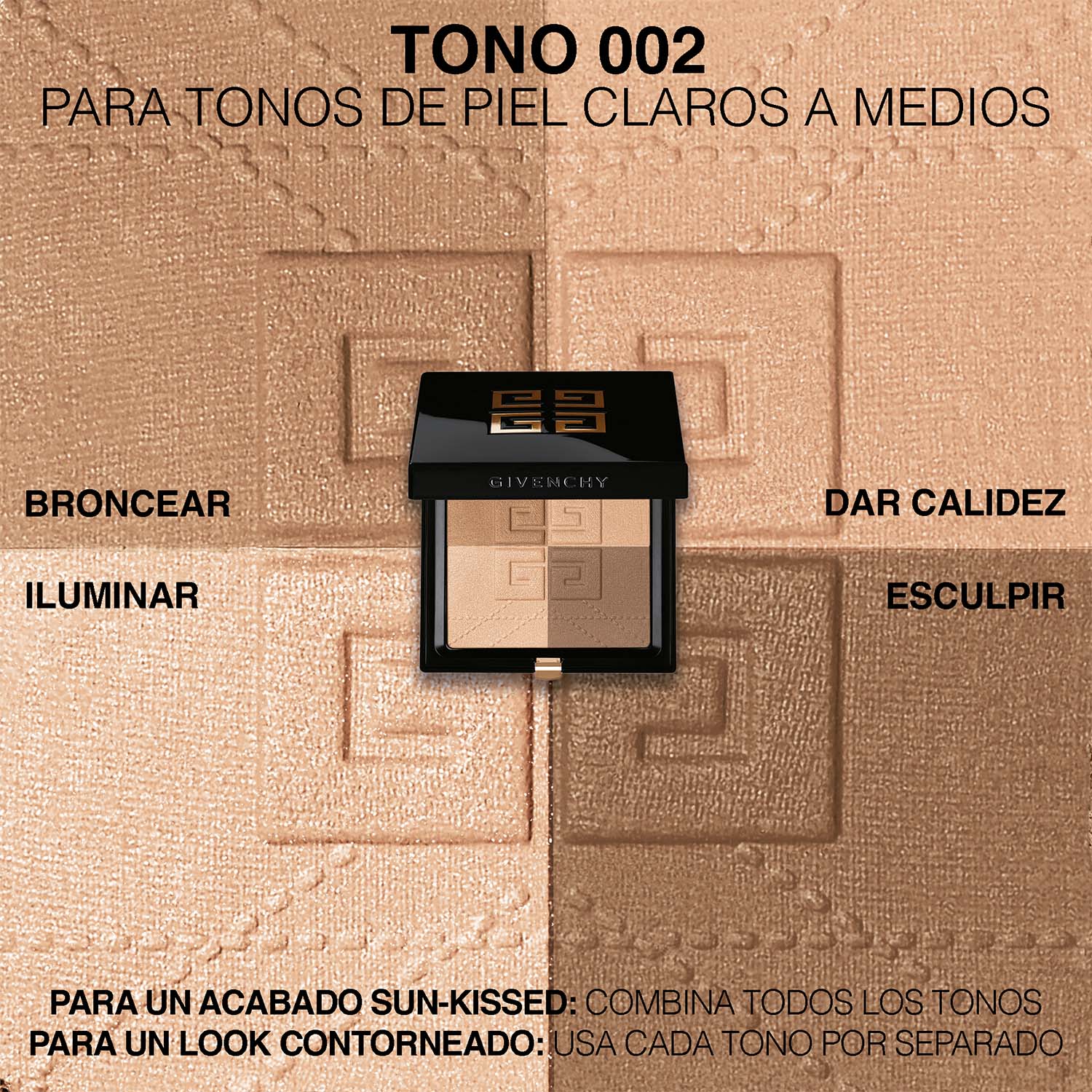 PRISME LIBRE BRONZER  POWDER 4 TONOS POLVO BRONCEADOR FIJADOR MATIFICANTE Y DIFUMINADOR (POLVO BRONCEADOR PARA ROSTRO)